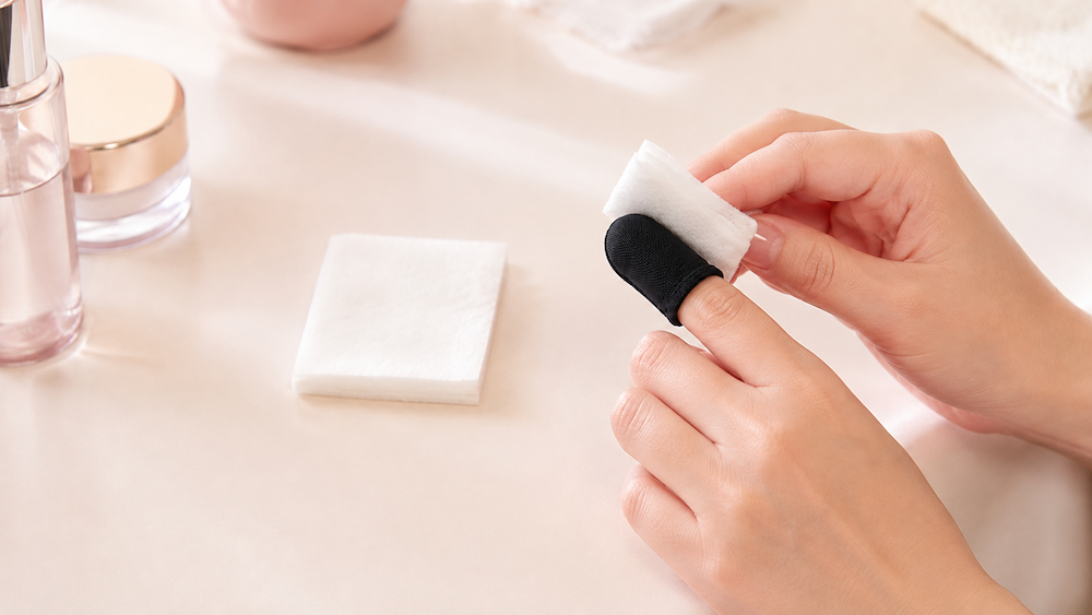 使用後のユビノアをお手入れして繰り返し使うイメージ